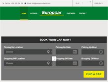 Tablet Screenshot of europcar-stbarth.com